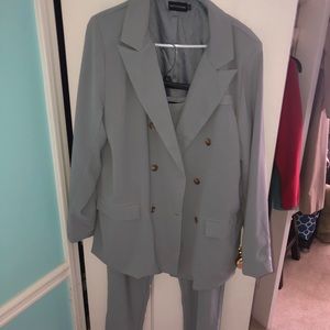 Mint blue PLT suit